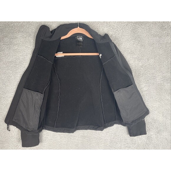 Vintage The North Face TNF Apex Soft Shell Jacket Womens XS Black Full Zip Y2K - Picture 7 of 7